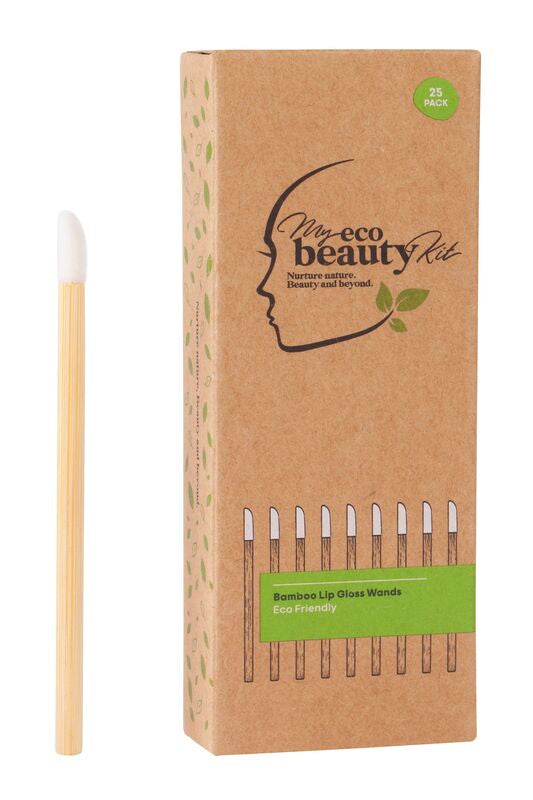 My Eco Beauty - Bamboo Lip Gloss Wands - 25 pack