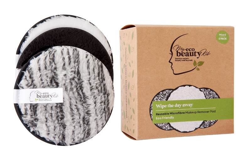 My Eco Beauty Kit  Reusable Microfibre Makeup Remover Pad - 3 pack