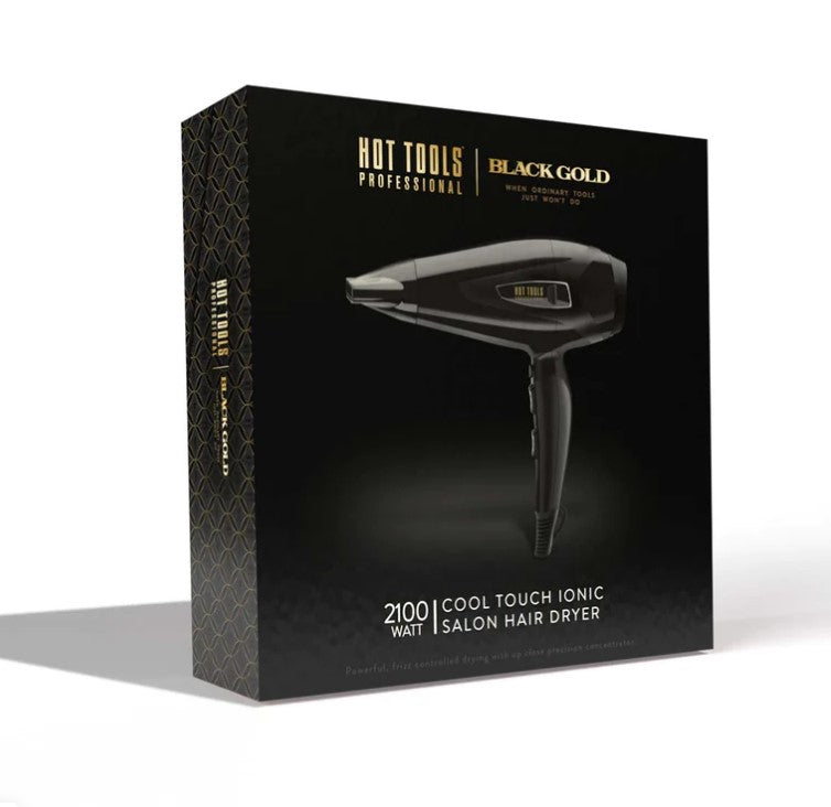 Hot Tools - Black Gold Cool Touch Ionic Hair Dryer