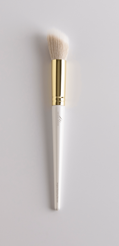 Modelrock - Gold Luxe Makeup Brush - Angled Stippling Blender