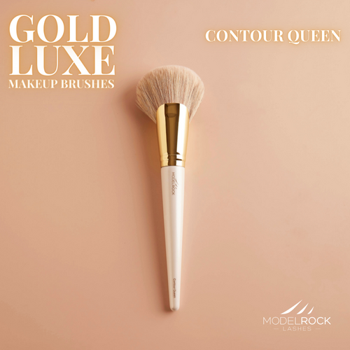 Modelrock- Gold Luxe - Makeup Brush - Contour Queen