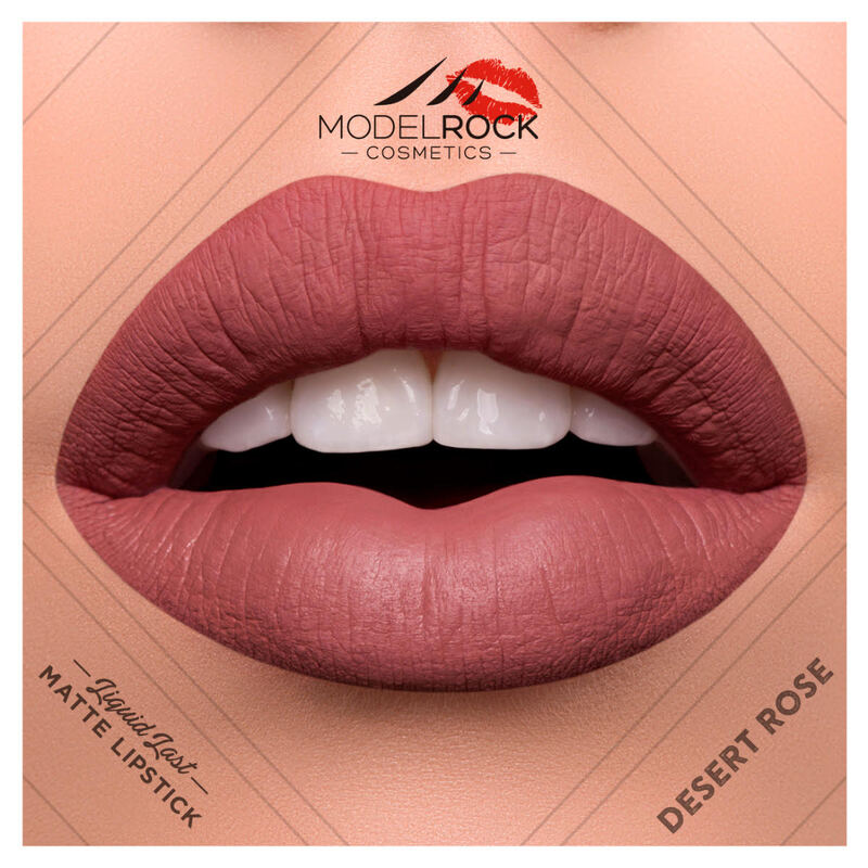 Modelrock- Liquid to Matte Longwear Lipstick- Desert Rose