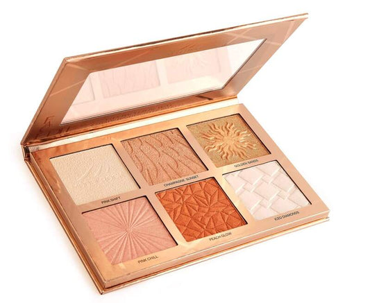Modelrock- GLOW YOUR WAY* 6-Shade Highlighter Palette *VOLUME 1*