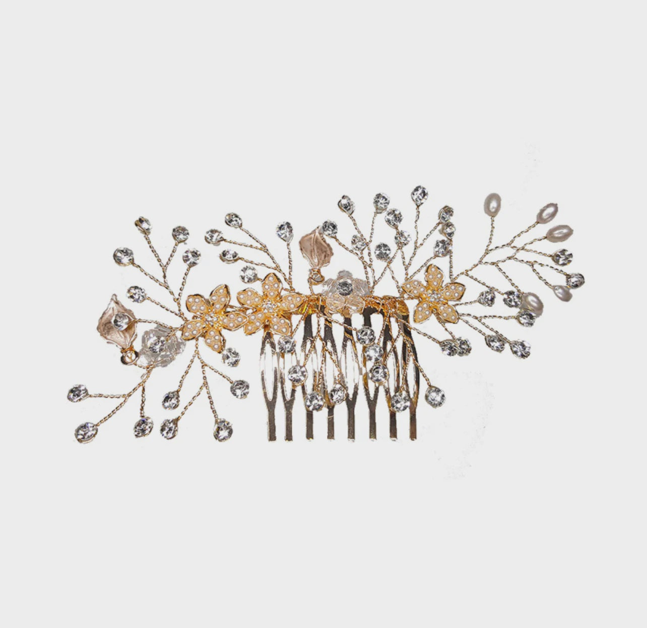 Pink Pewter-Luxe Collection Princess Diana - Sparkle Hair Comb