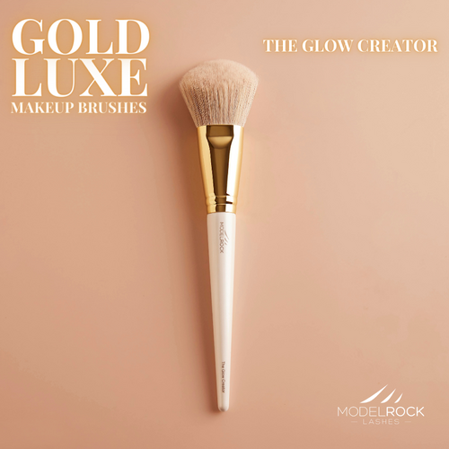 Modelrock- Gold Luxe Makeup Brush - The Glow Creator