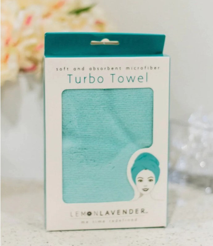 Lemon Lavender Turbo Towel The Real Teal