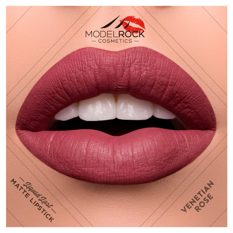 Modelrock- Liquid to Matte Longwear Lipstick- Venetian Rose