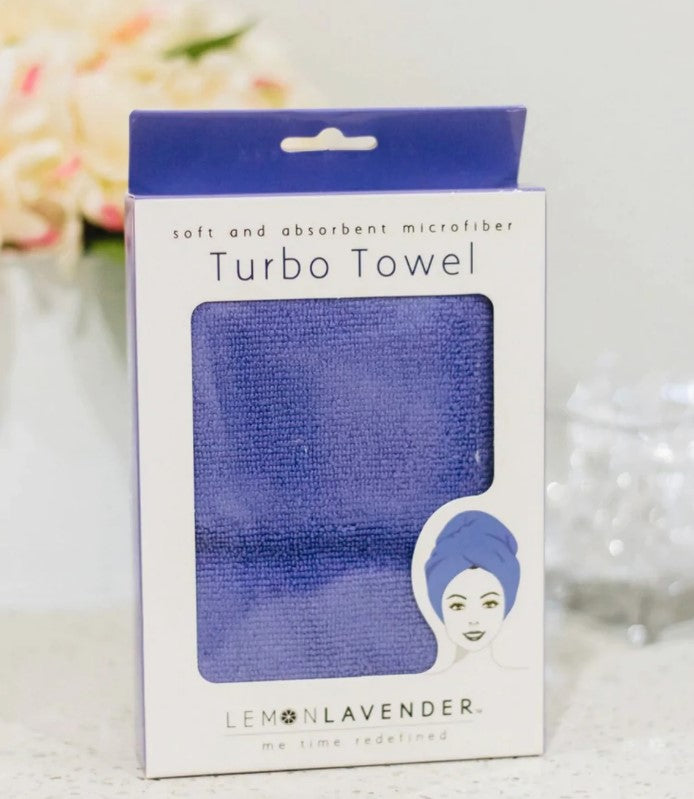 Lemon Lavender Turbo Towel Very Violet